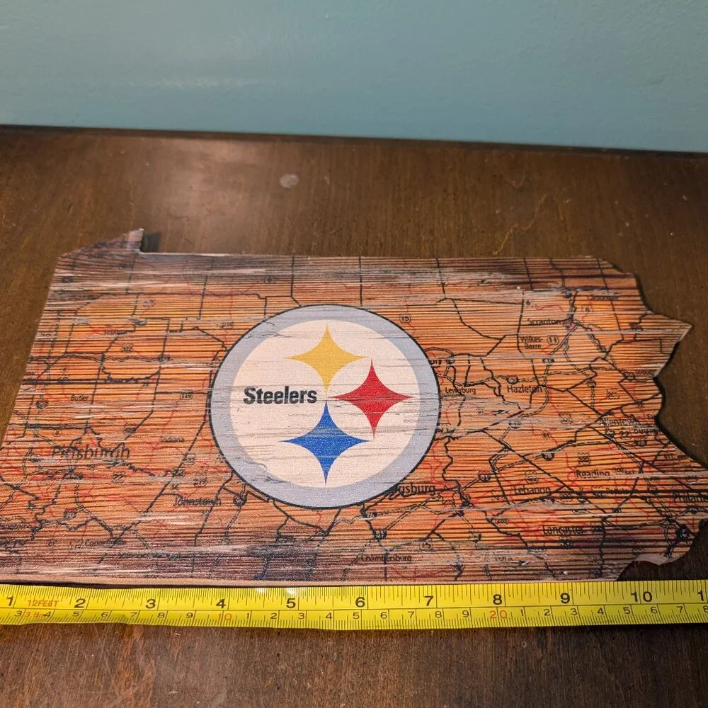 Pennsylvania Steelers Sign Wall Hanger